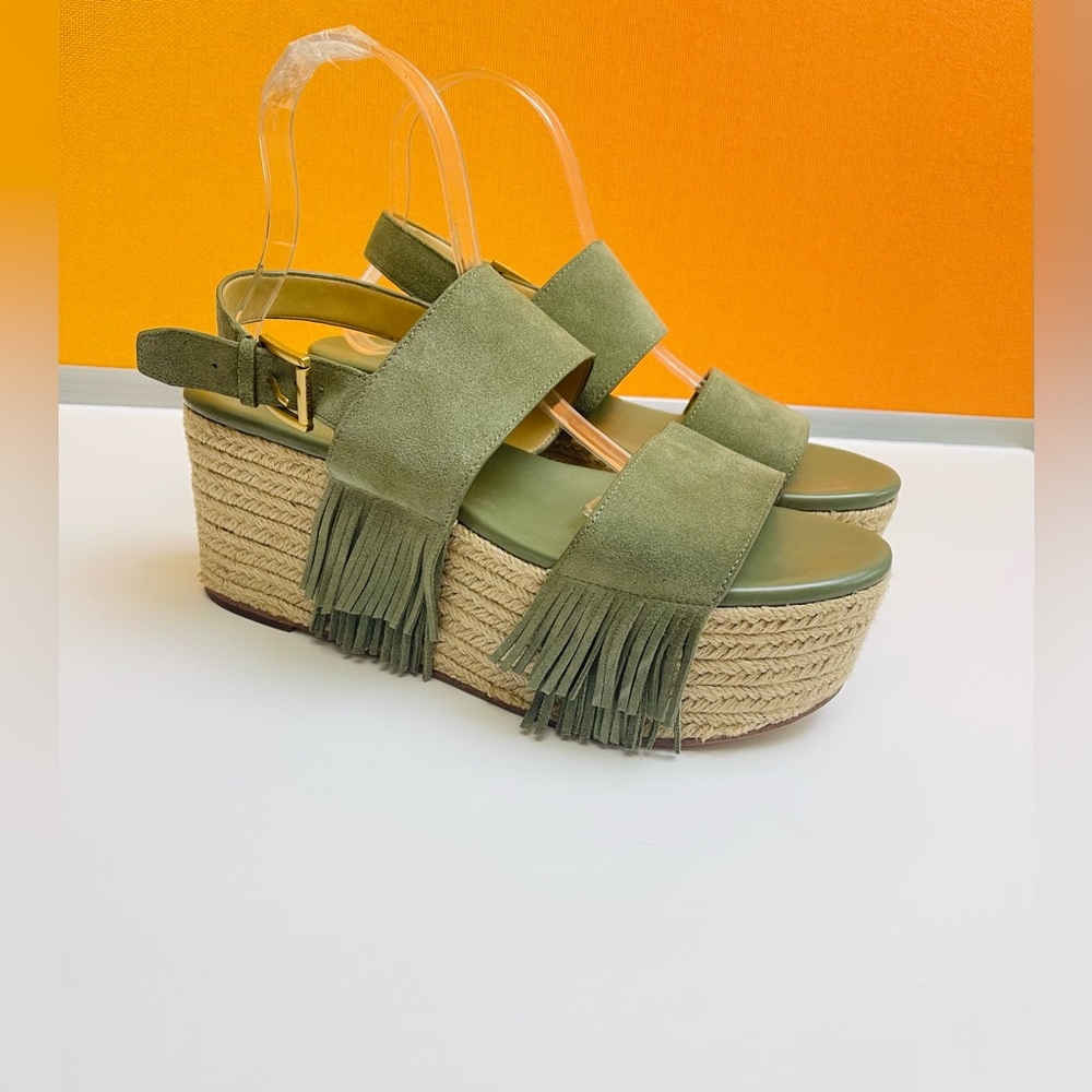 MICHAEL MICHAEL KORS Hana Suede Flatform Sandals Size 10